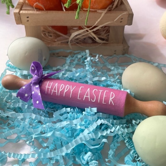 ⤵️🆕Mini Farmhouse rolling pins | Easter mini Rolling pins | Rae Dunn inspired - Picture 6 of 10